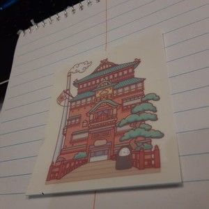 Studio Ghibli Sticker Spirited Away sticker Bathhouse Anime Movie Miyazak